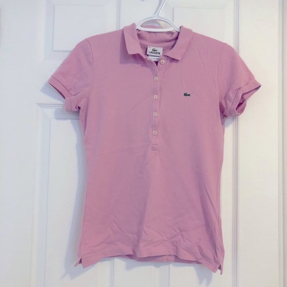 Lacoste pink polo - Picture 1 of 4